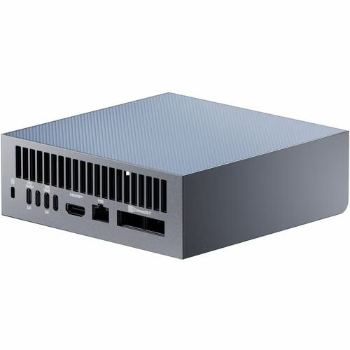 Asus computer chassis with a metallic finish on a white background