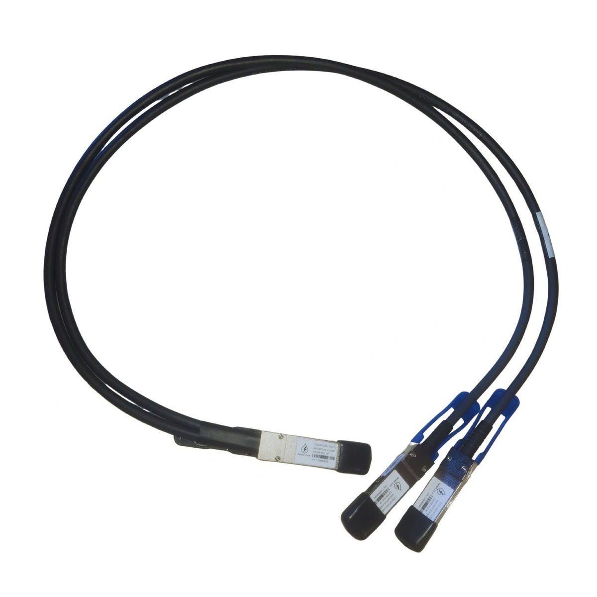 TensorJuice 400G QSFP-DD to 2× 200G QSFP56 Breakout DAC — 2m