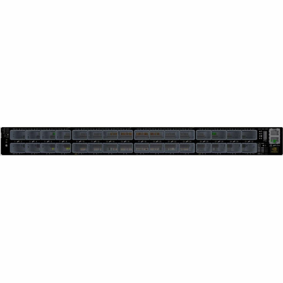 NVIDIA Quantum-2 QM9700 NDR InfiniBand Switch, 64× 400G