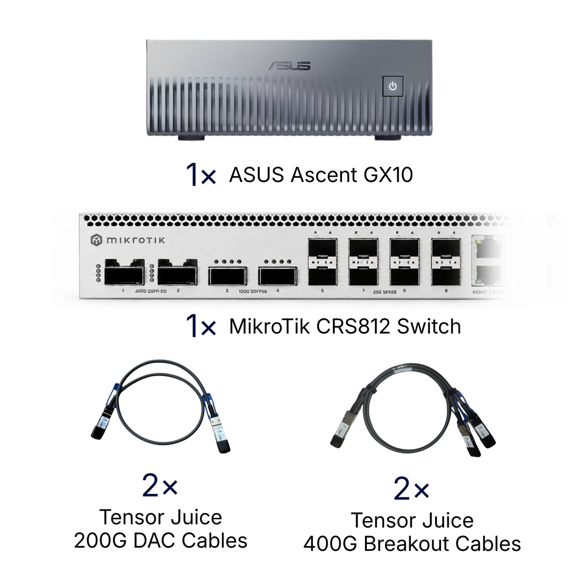 ASUS Ascent GX10 AI Cluster Starter Bundle