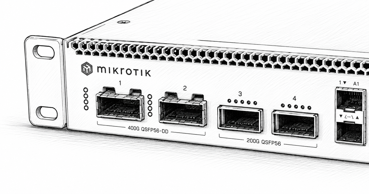 MikroTik CRS812 DDQ Cloud Router Switch