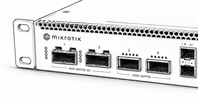 MikroTik CRS812 DDQ Cloud Router Switch